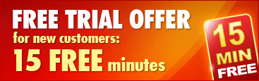 Free 15 minutes calls